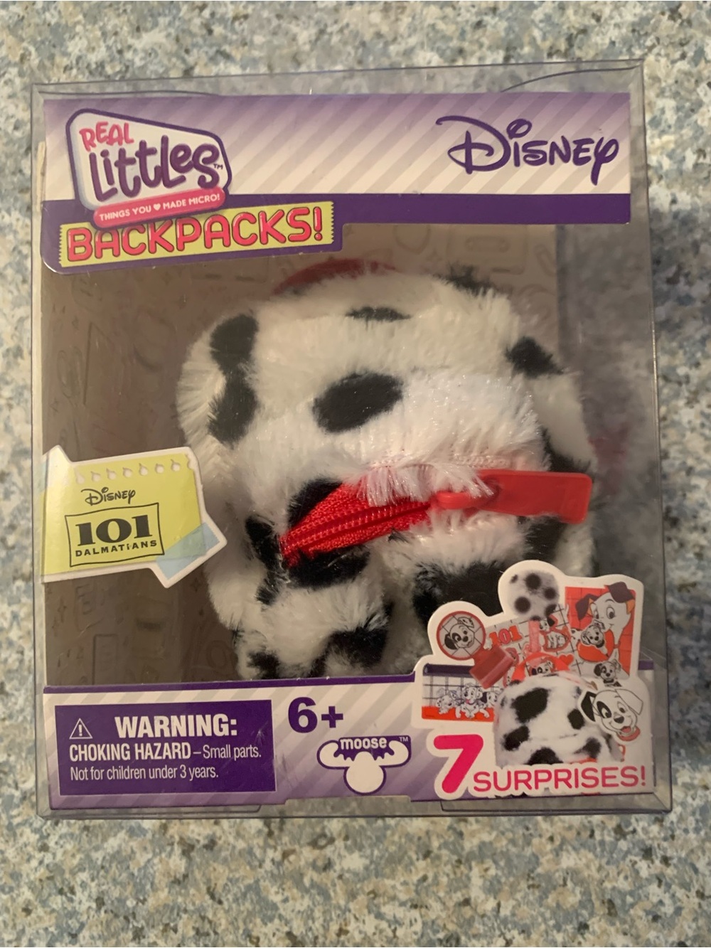 DISNEY Real Littles Mini Backpack 101 Dalmations with 7 Surprises New